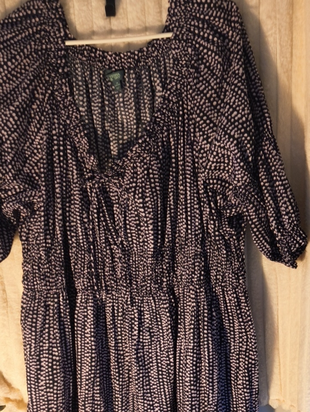 Women's Black  and Pink  Printed Dress